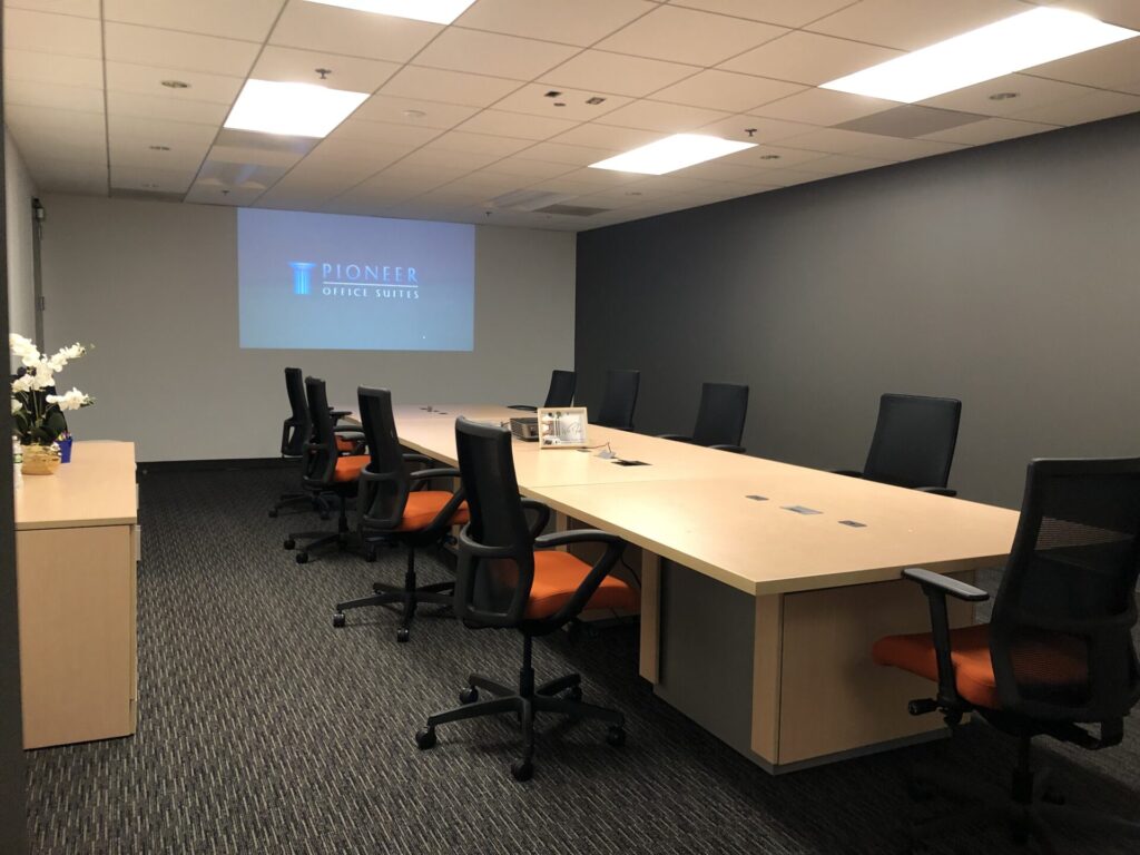 Conference Room A at Pioneer Office Suites in Bethesda, MD